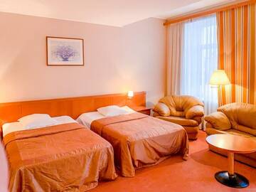 Просторный двухместный номер с 2 отдельными кроватями в Гостинице Таврическая